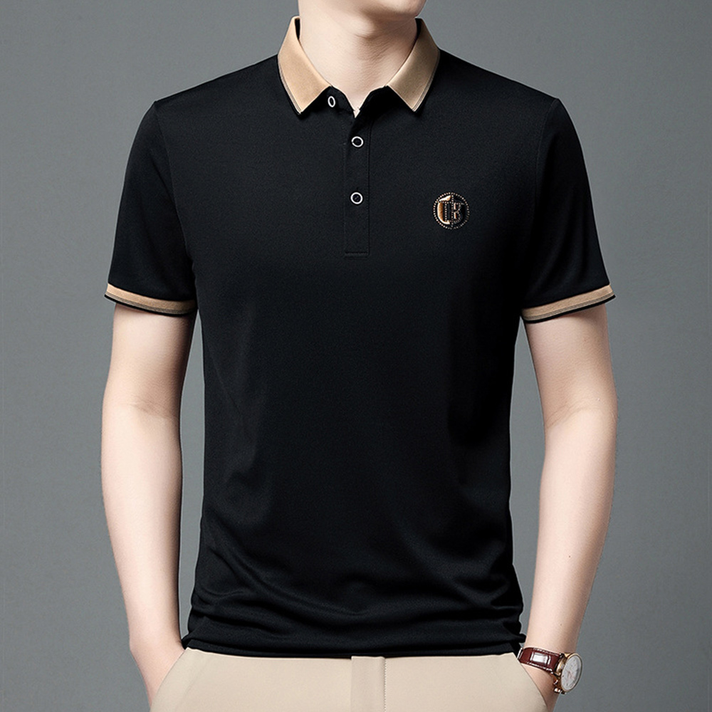 Mentede Polo respirant décontracté d'été pour hommes