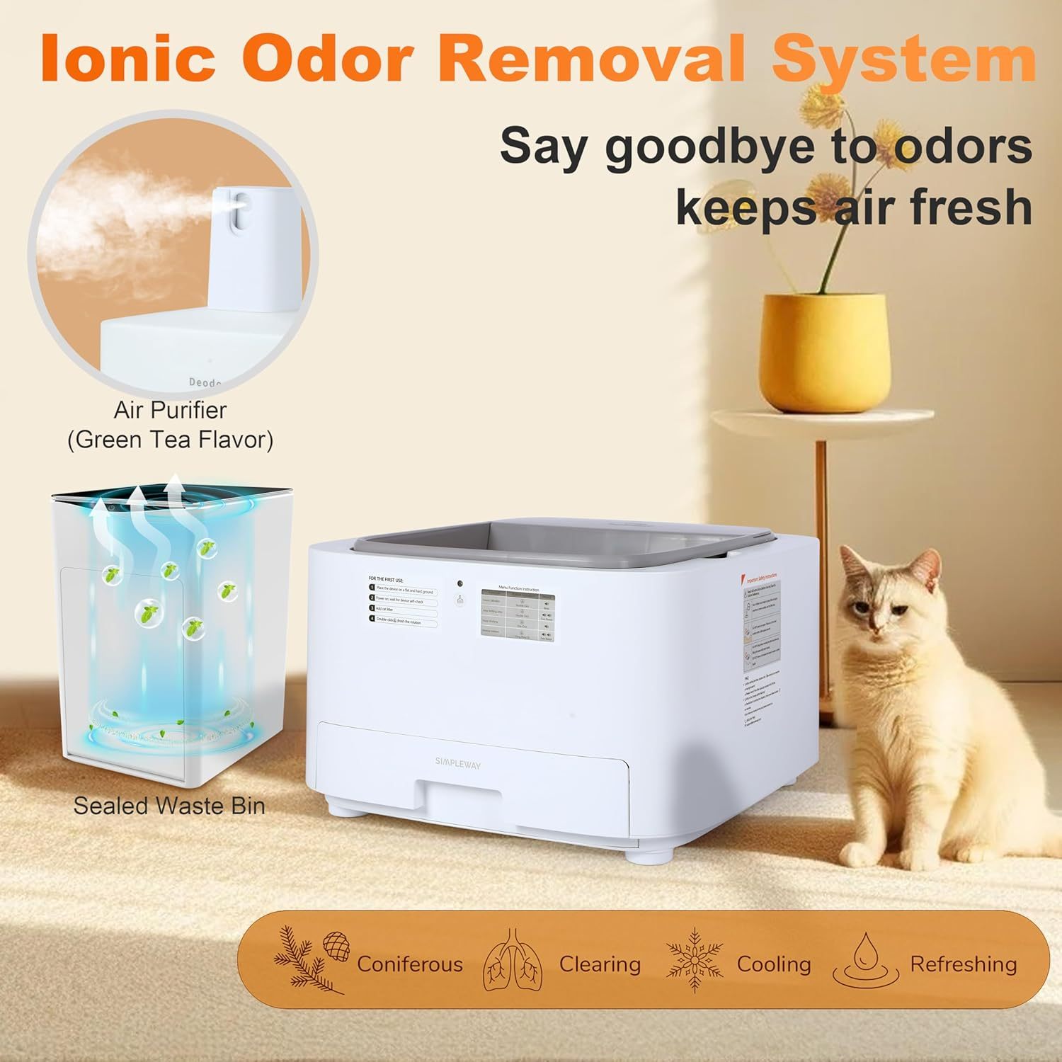 🐱SelfCleaning Cat Litter Box PRO Glorbest