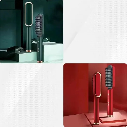 Negative Ion Hair Straightener Styling Comb AMEGREAT