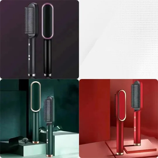 Negative Ion Hair Straightener Styling Comb AMEGREAT