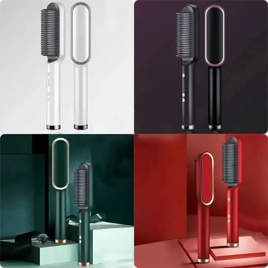 Negative Ion Hair Straightener Styling Comb AMEGREAT