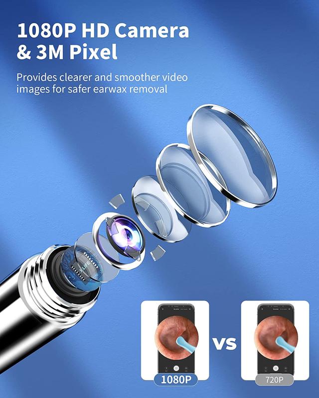 (🔥Last Day Promotion- SAVE 48% OFF)1080P Ear Wax Removal Camera(BUY 2 GET FREE SHIPPING)