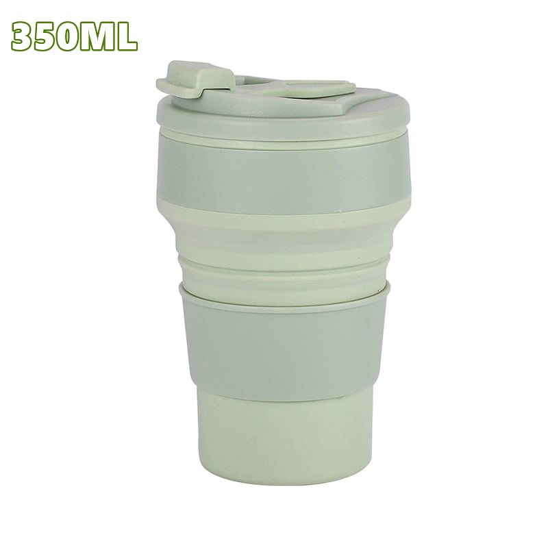 Collapsible To-Go Pocket Size Silicone Bottle for Hot and Cold Drinks