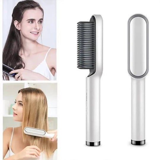 Negative Ion Hair Straightener Styling Comb AMEGREAT