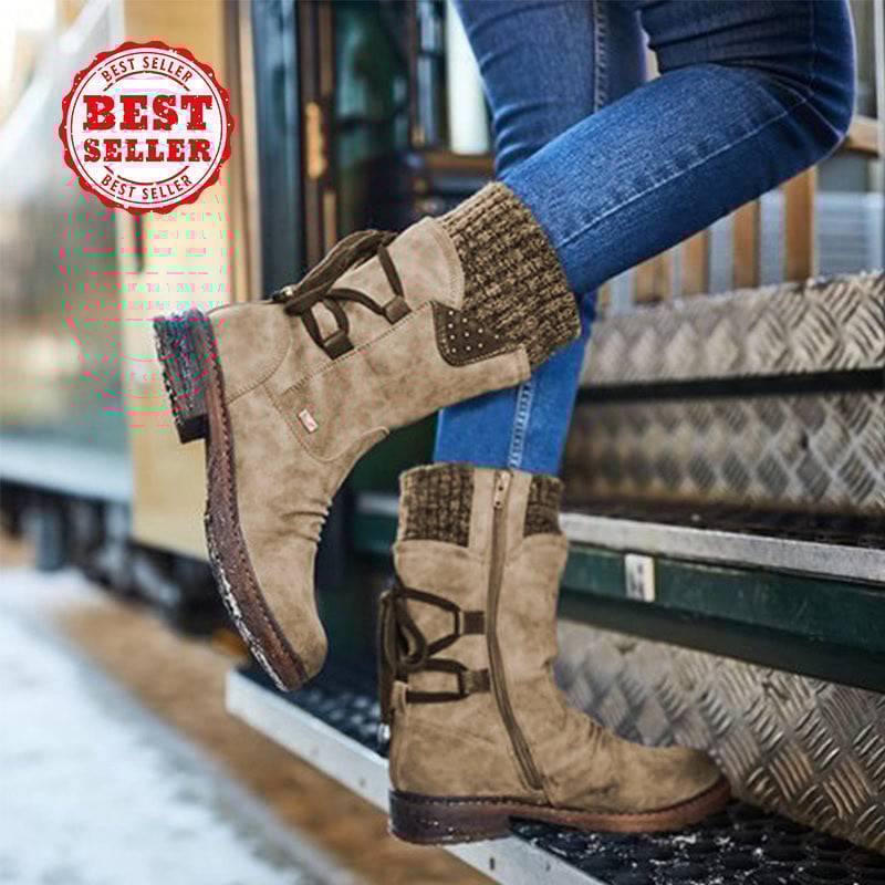 [#1 TRENDING WINTER 2024] PREMIUM Snowy Waterproof Mid Calf Zipper Boots