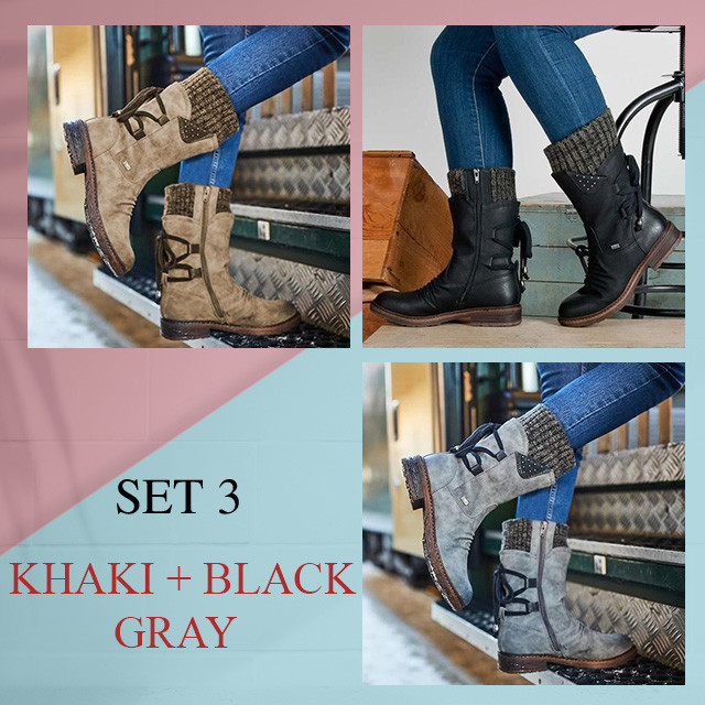 [#1 TRENDING WINTER 2024] PREMIUM Snowy Waterproof Mid Calf Zipper Boots