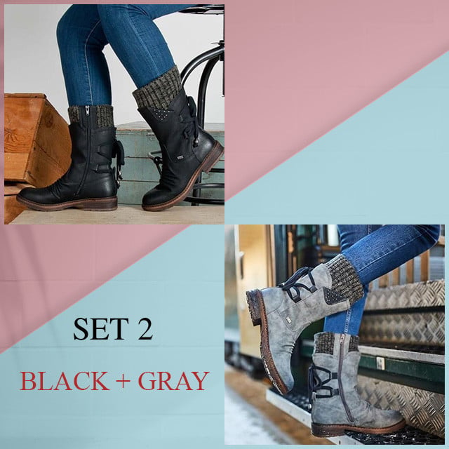 [#1 TRENDING WINTER 2024] PREMIUM Snowy Waterproof Mid Calf Zipper Boots