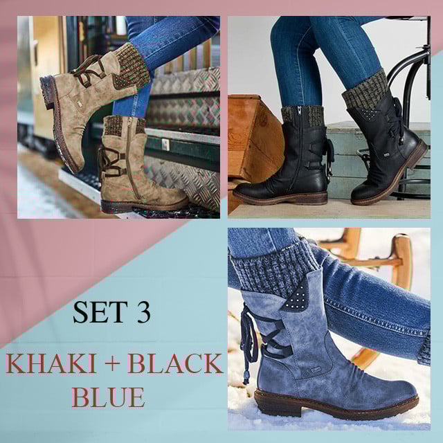 [#1 TRENDING WINTER 2024] PREMIUM Snowy Waterproof Mid Calf Zipper Boots