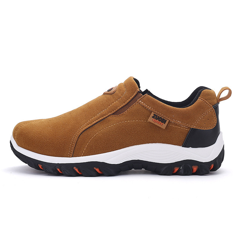 MEN'S GOOD ARCH SUPPORT OUTDOOR BREATHABLE LIGHTWEIGHT WALKING SLIP ON SNEAKERS