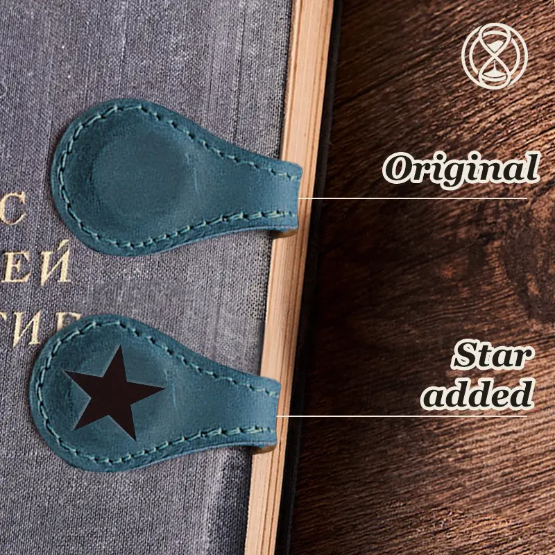 TimelessMark - LAST DAY SALE 70% OFF - Personalized Magnetic Leather Bookmark