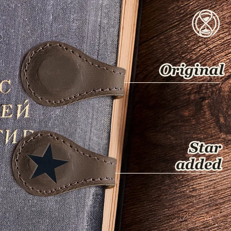 TimelessMark - LAST DAY SALE 70% OFF - Personalized Magnetic Leather Bookmark