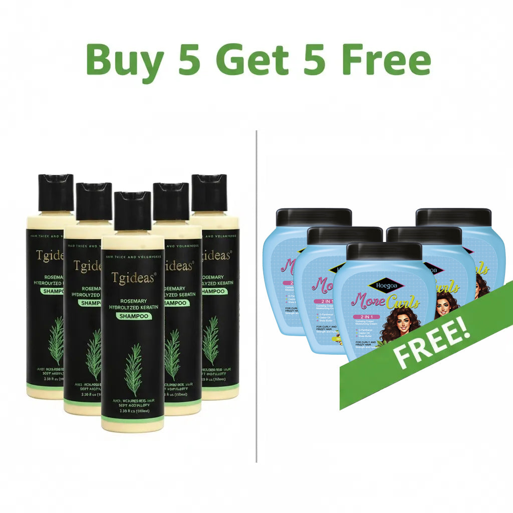 🔥LAST DAY 50% OFF - 🎅Tgideas Organic Rosemary Hair Growth Shampoo & Hair Conditioner