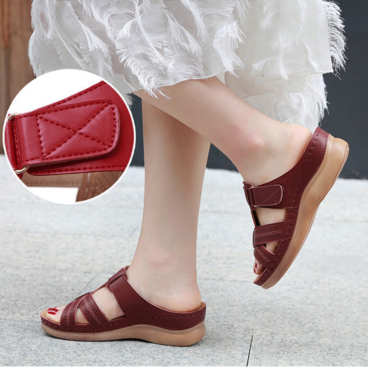 Women's Plus Size Wedge Slippers