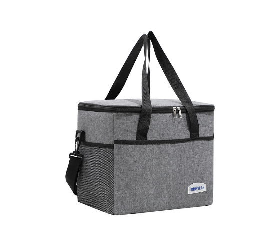 Large Lunch Cooler Bag with Shoulder Strap for Camping, Beach