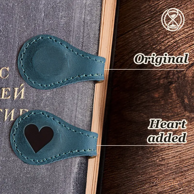TimelessMark - LAST DAY SALE 70% OFF - Personalized Magnetic Leather Bookmark