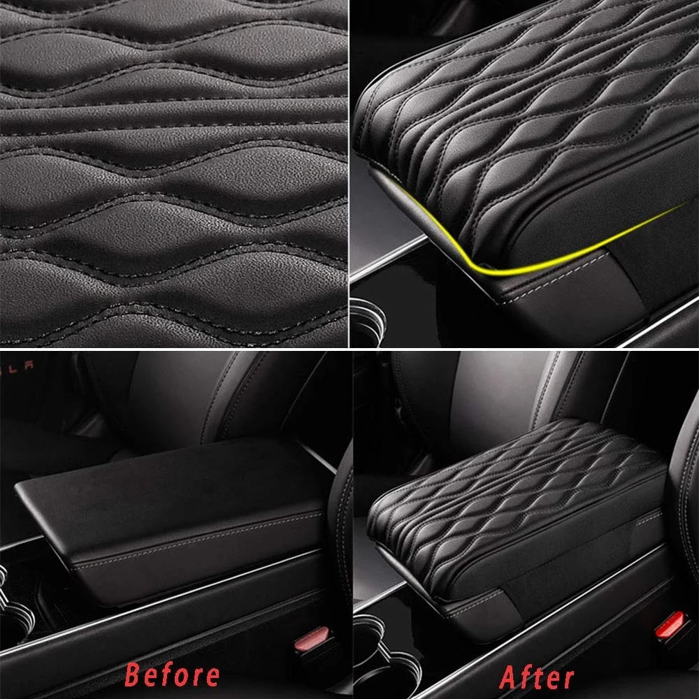 Leather Car Armrest Box Pad(Universal style)
