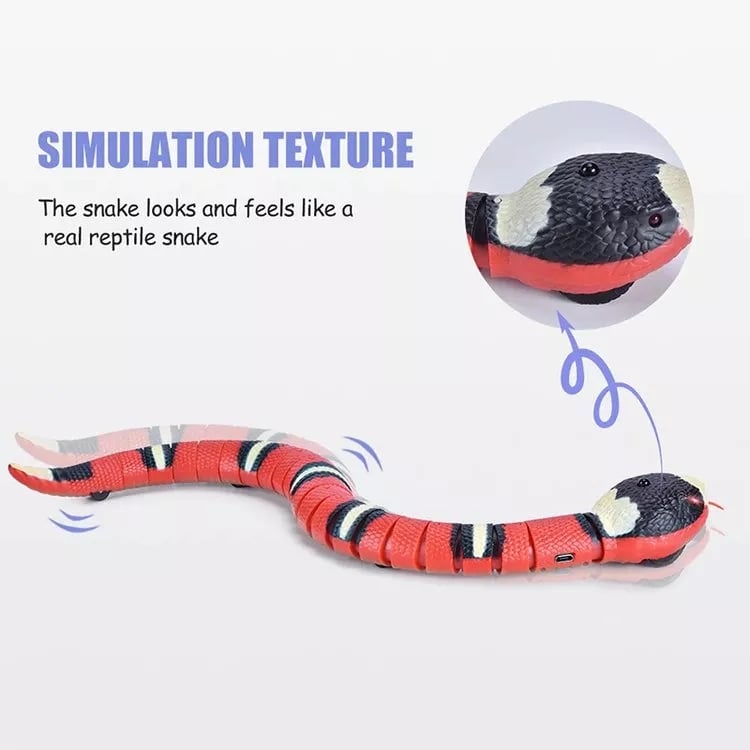 Last Day Promotion 50 %OFF 🎁Smart Sensing Snake Electron Interactive Cat Toys