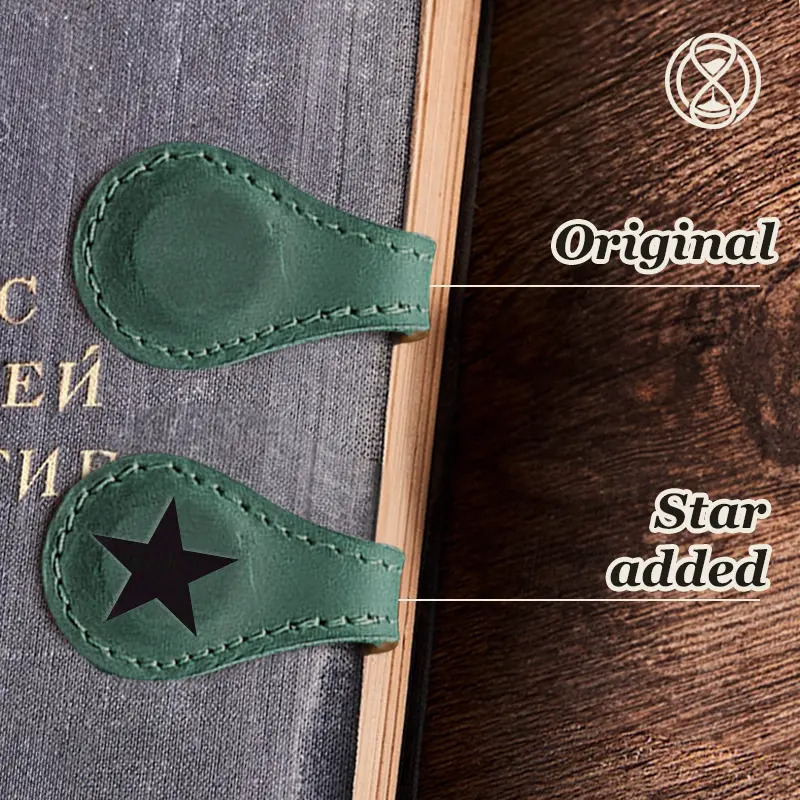 TimelessMark - LAST DAY SALE 70% OFF - Personalized Magnetic Leather Bookmark