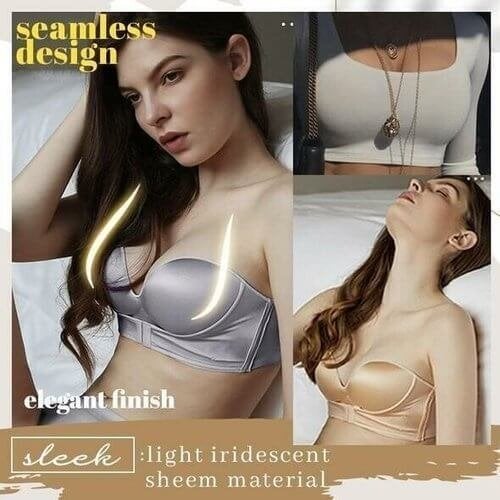 Invisible Strapless Extra Push Up Bra