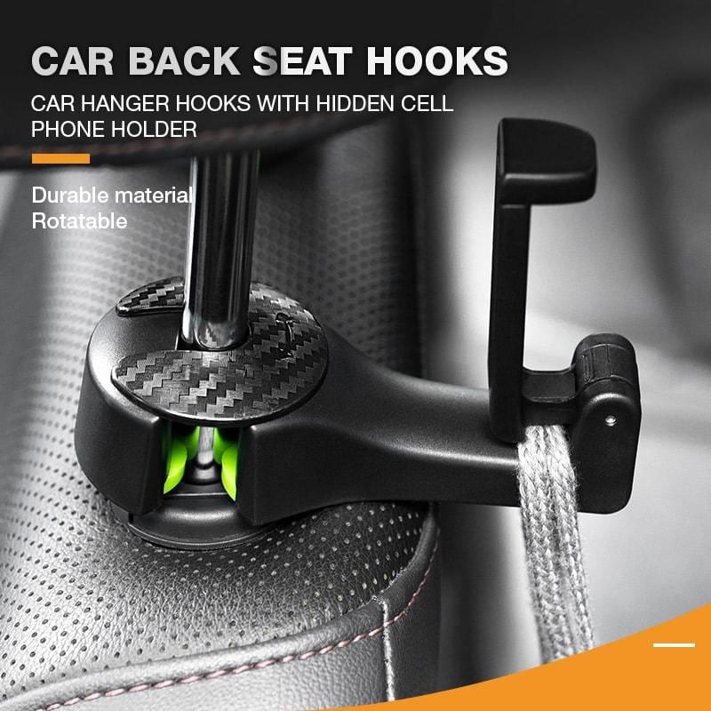 (🎉NEW YEAR SALE-48% OFF) 2 in 1 Car Headrest Hidden Hook(BUY 2 GET 2 