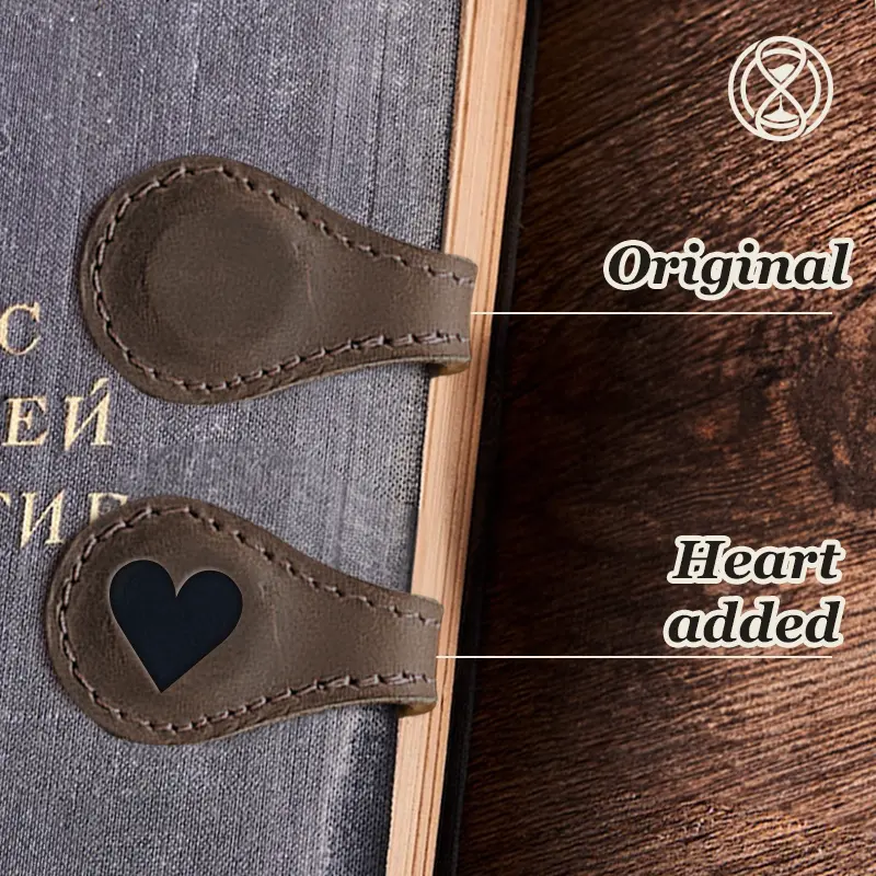 TimelessMark - LAST DAY SALE 70% OFF - Personalized Magnetic Leather Bookmark