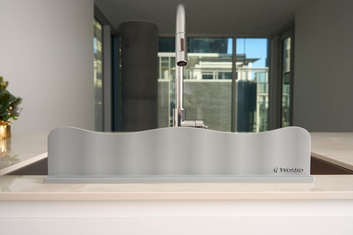 Food-grade silicone drain mat kitchen bathroom faucet splash-proof sink mat strip foldable