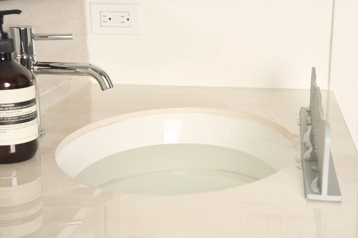 Food-grade silicone drain mat kitchen bathroom faucet splash-proof sink mat strip foldable