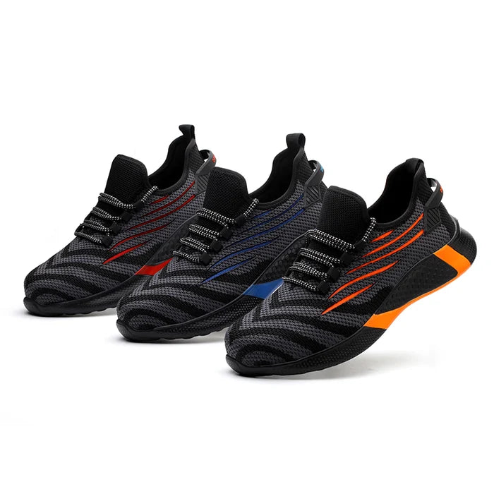 Ultra-Light Fashion Breathable Work Shoes - Orange