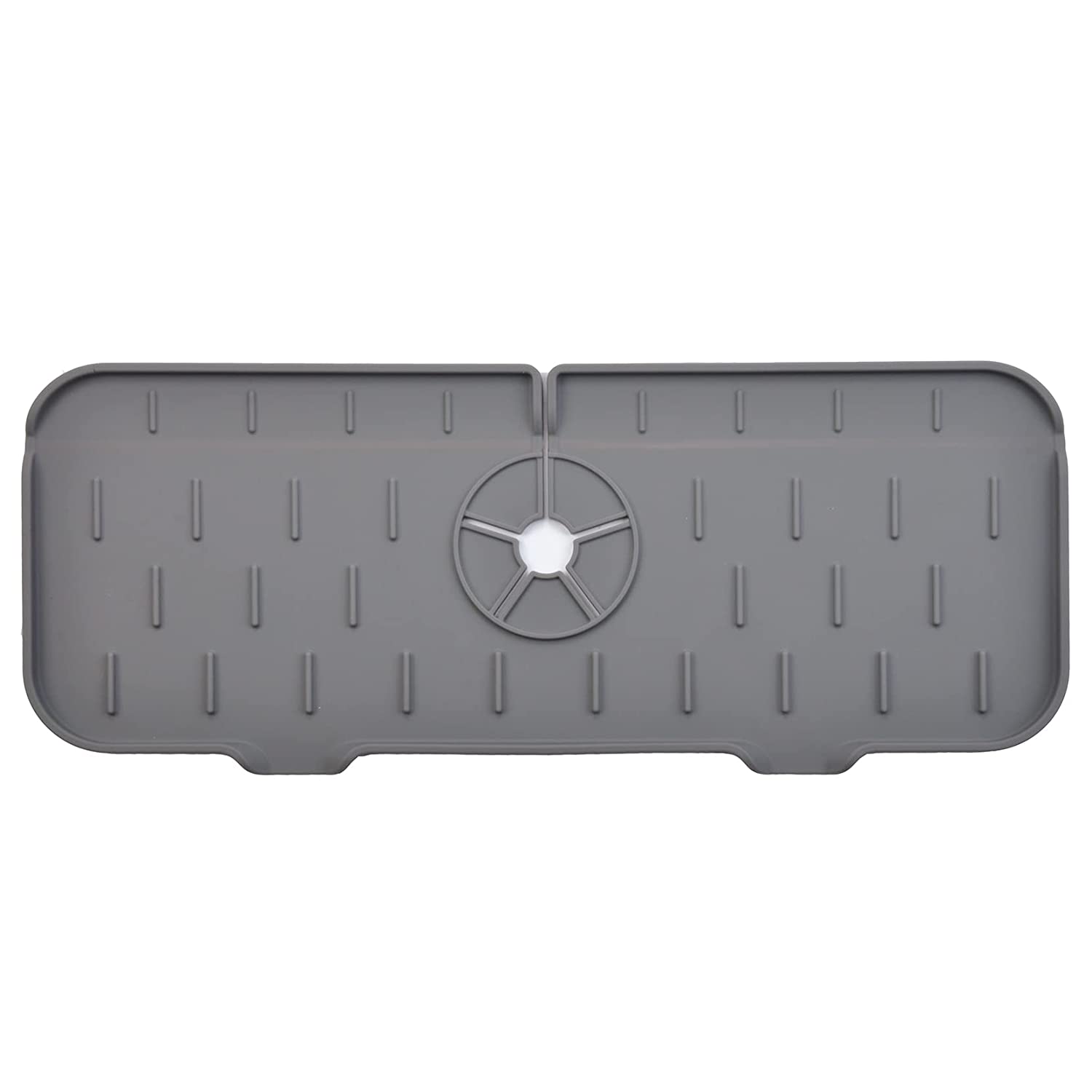 Food-grade silicone drain mat kitchen bathroom faucet splash-proof sink mat strip foldable