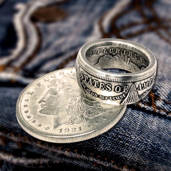 🔥Last Day 49% OFF🎁1921 Classic Morgan Dollar Coin Ring