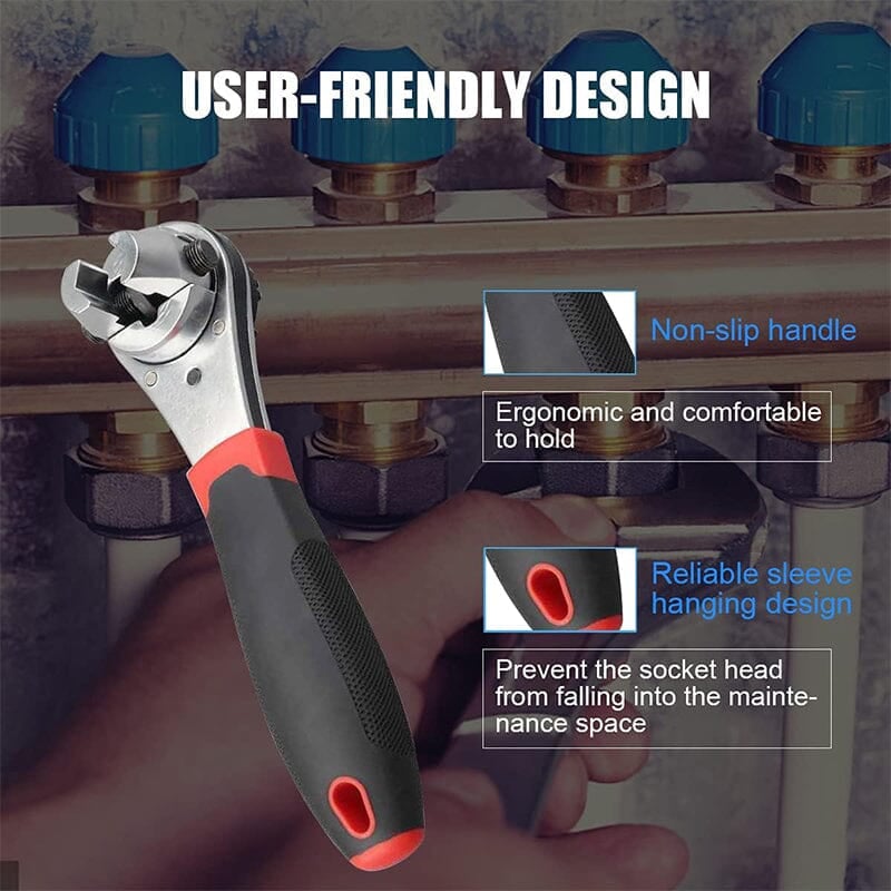 [Hot Sale 49% OFF]👍Adjustable Ratchet Wrench