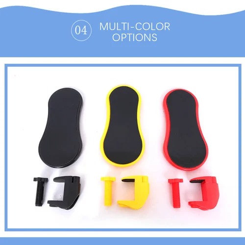 Desktop computer armrest adjustable wrist support pad