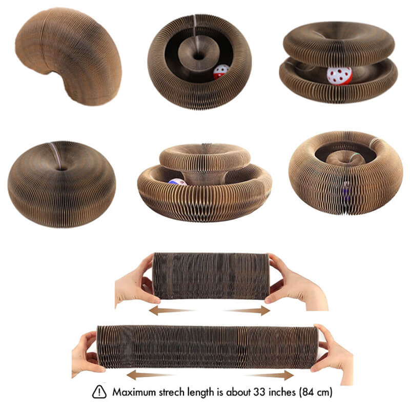 Magic Organ Cat Scratching Board - Comes with a toy bell ball