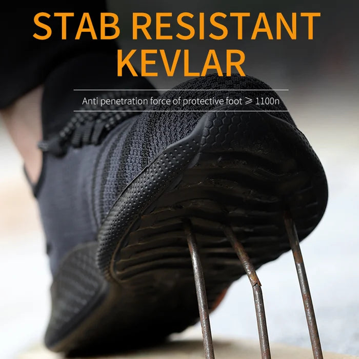 Ultra-Light Fashion Breathable Work Shoes - Orange