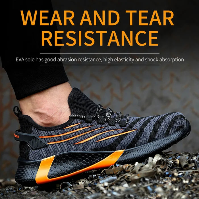 Ultra-Light Fashion Breathable Work Shoes - Orange