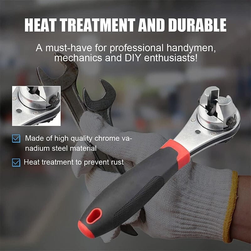 [Hot Sale 49% OFF]👍Adjustable Ratchet Wrench