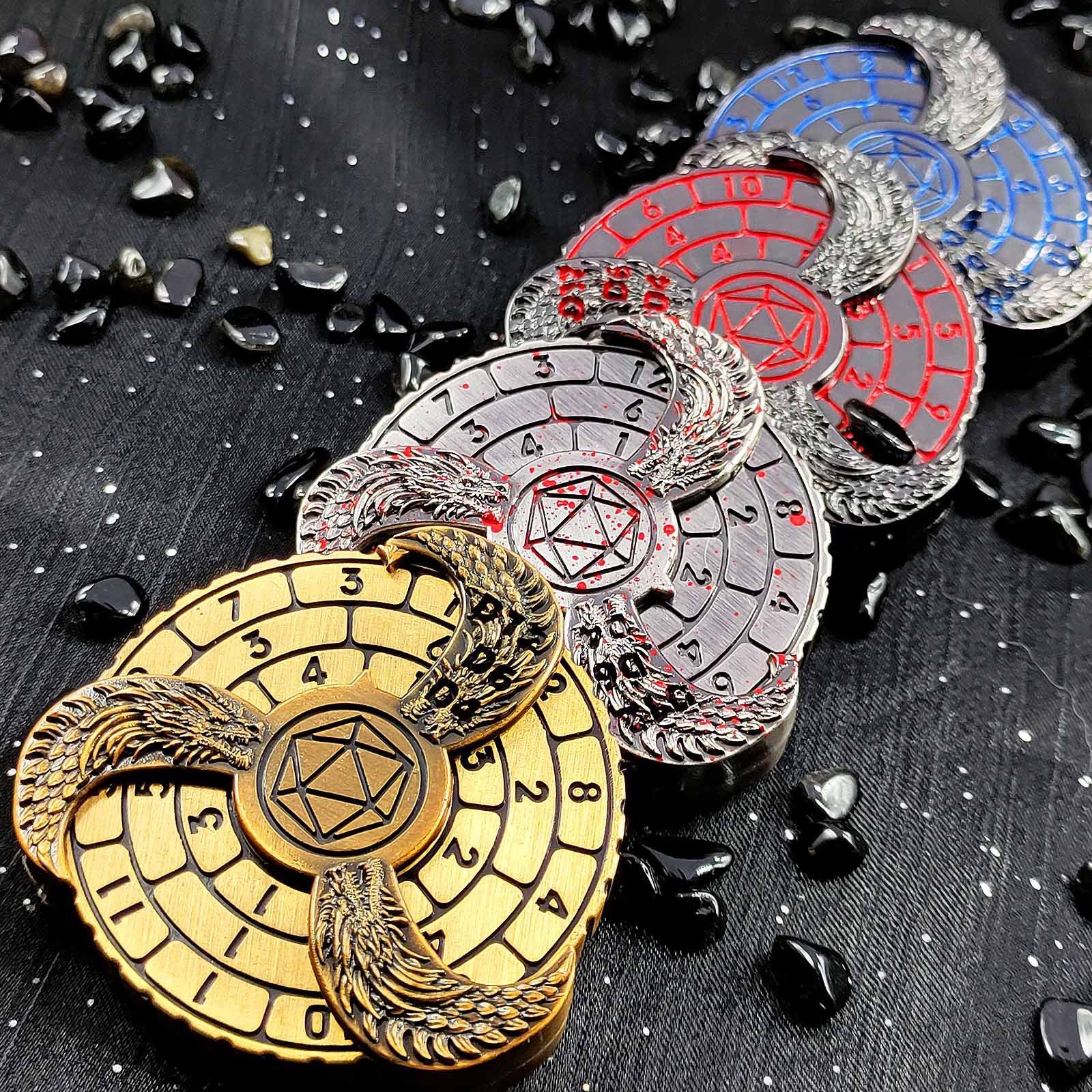 🔥🔥LAST Sale 70% OFF--Dungeons and Dragons Metal Dice Spinner（BUY 2 FREE SHIPPING)