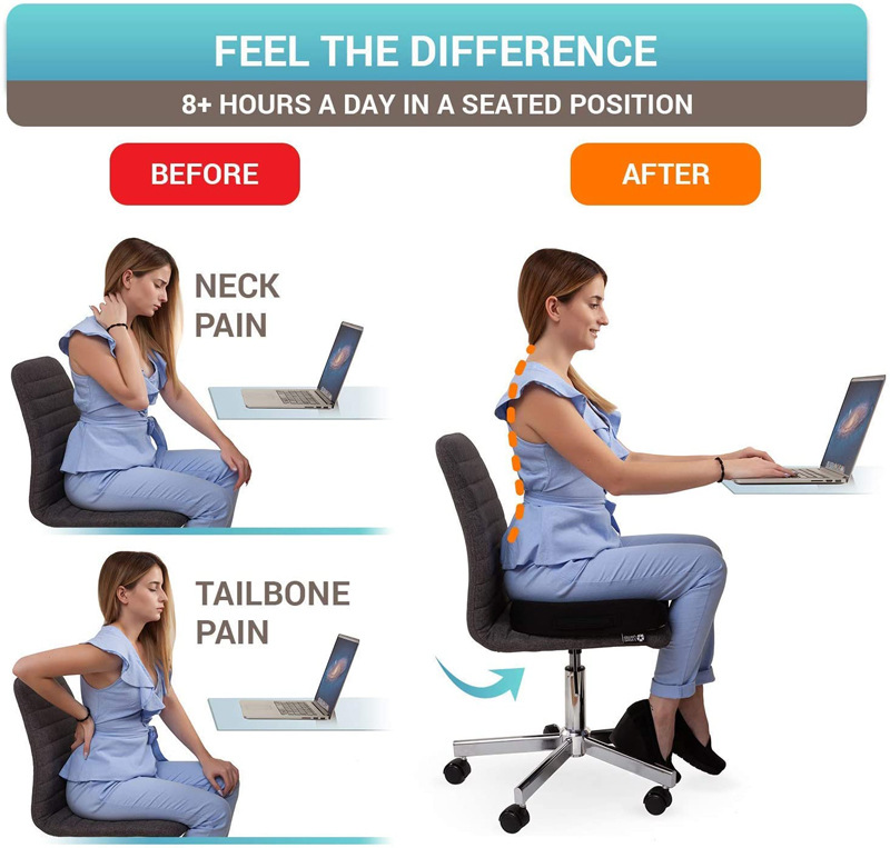 Memory cotton gel cushion office chair, beautiful buttocks, pregnant w