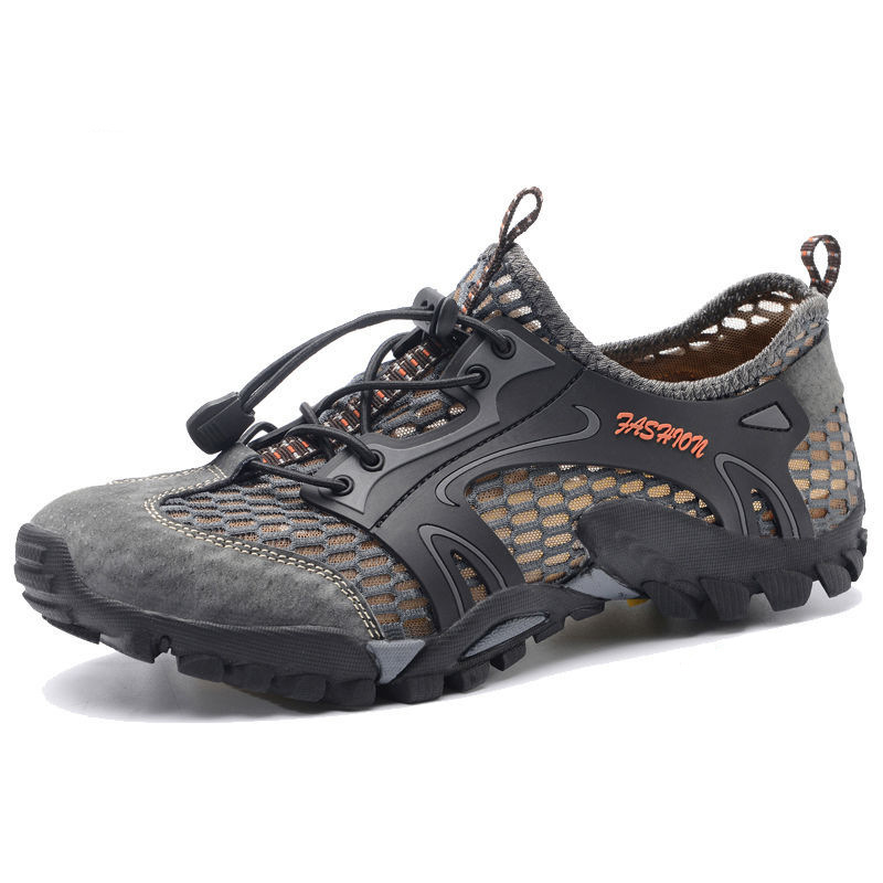 Men's Breathable Mesh Casual Light Outdoor Hiking Shoes