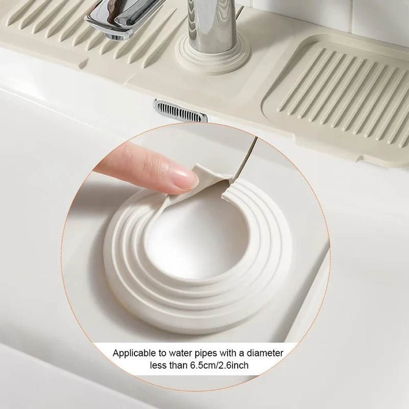 Kitchen Sink Silicone Splash Guard-BUY 2 GET 1 ( For Kitchen and Bathroom)