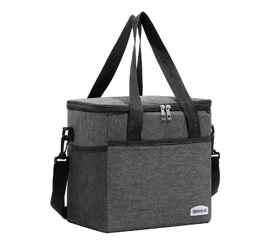 Large Lunch Cooler Bag with Shoulder Strap for Camping, Beach