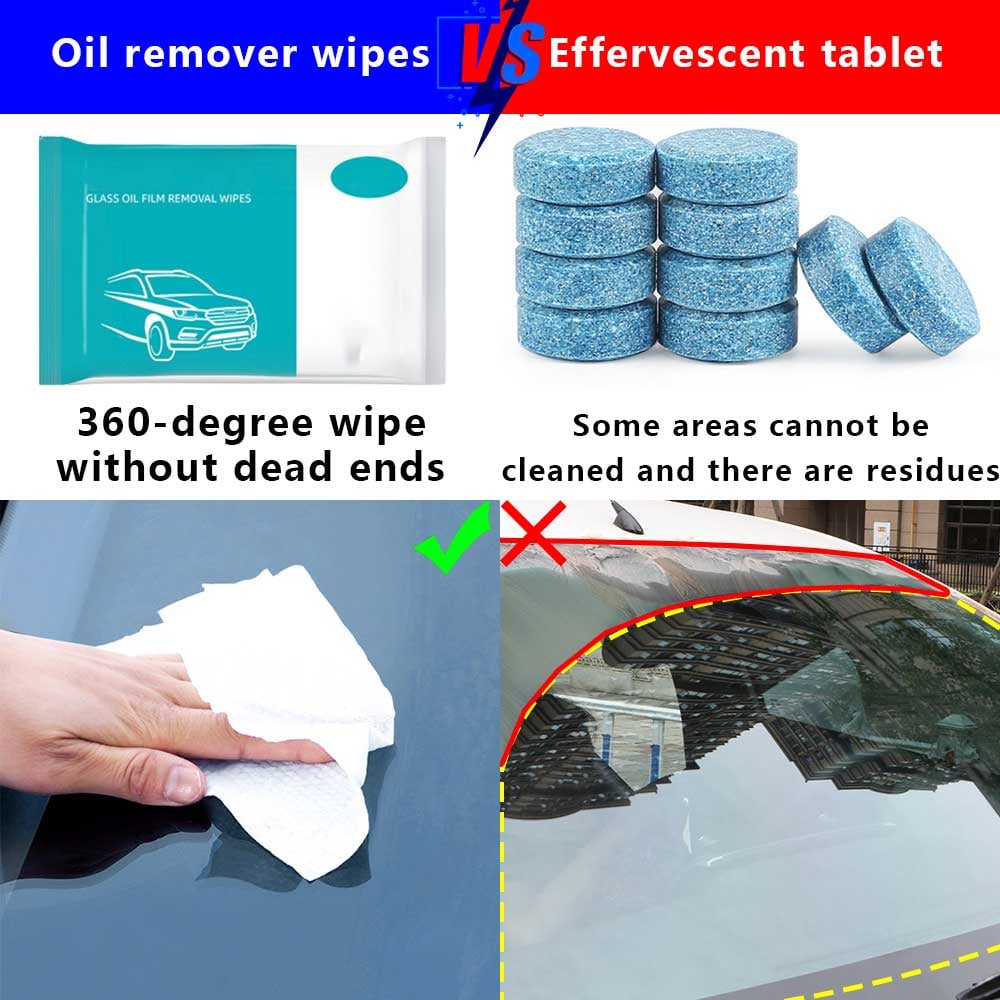🔥 BIG SALE - 60% OFF🔥 Car Glass Oil Film Removal Wipes