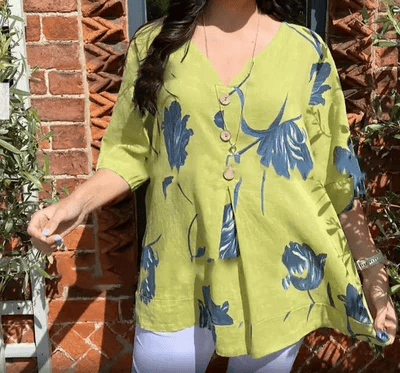 💕Mother's Day Hot Sale 48% OFF🌷Printed V-neck Tunic Top🌷