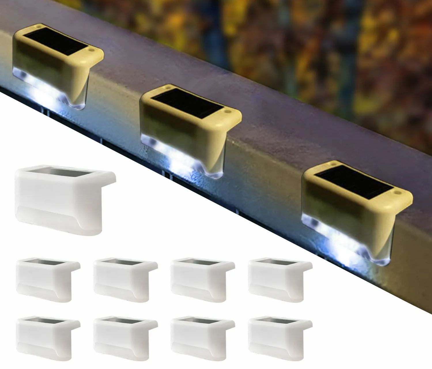 Last Day 49% OFF🔥2023 Update Solar Deck Lights Outdoor