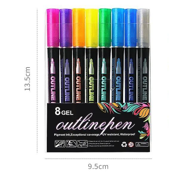 DoodleDazzles Shimmer Marker Set