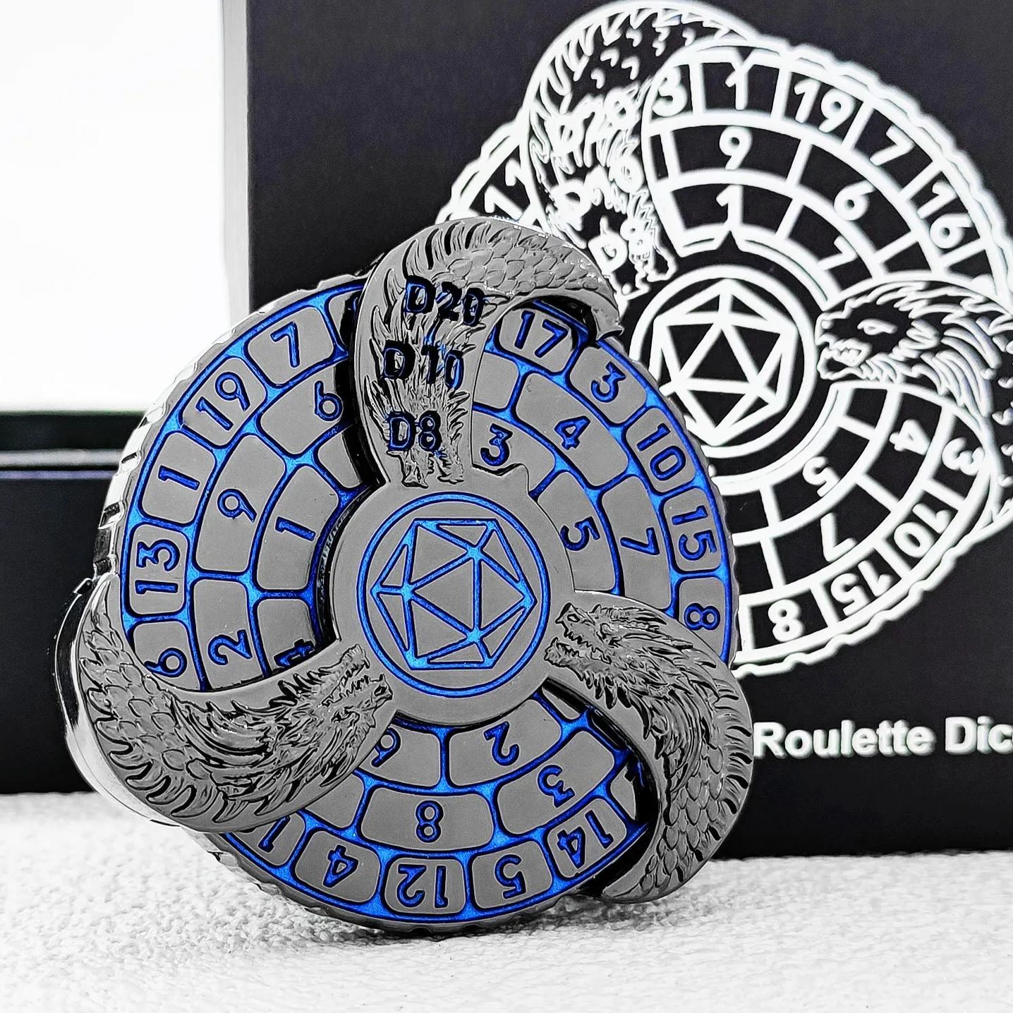 🔥🔥LAST Sale 70% OFF--Dungeons and Dragons Metal Dice Spinner（BUY 2 FREE SHIPPING)