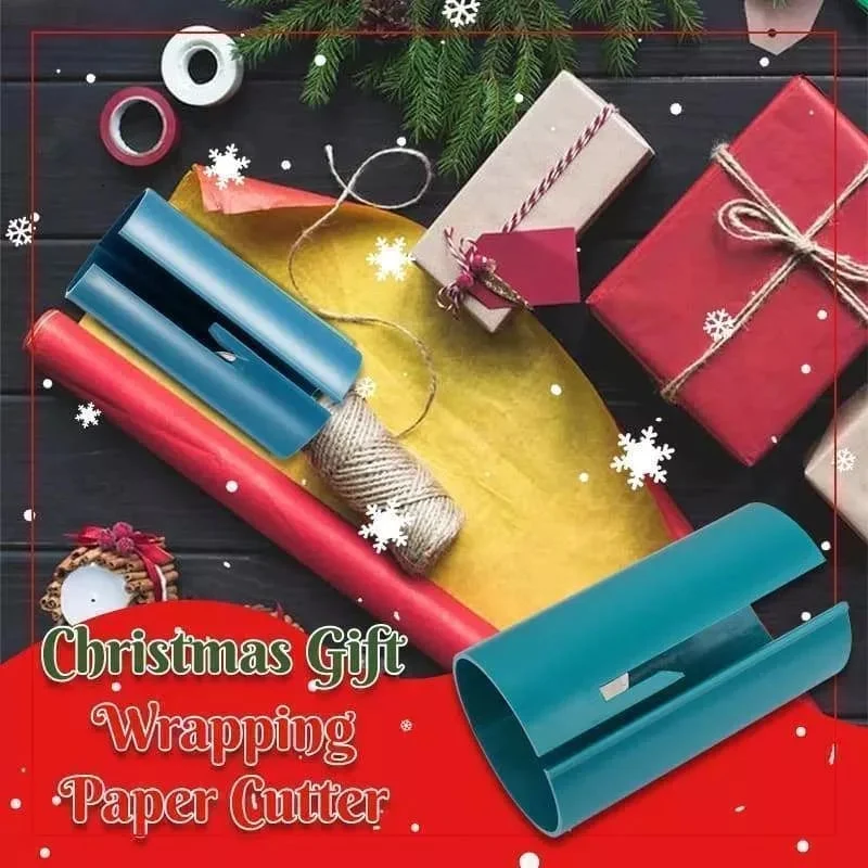 🎄CHRISTMAS DISCOUNT 🔥Christmas Gift Wrapping Paper Cutter🔥
