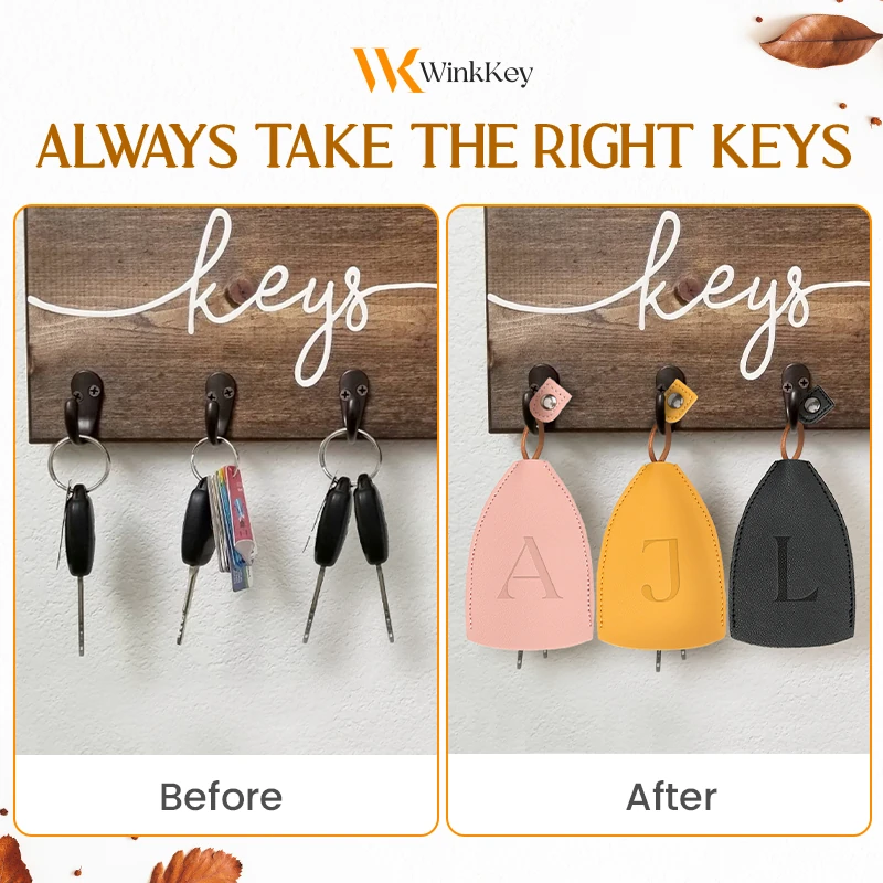WinkKey - BIG SALE 70% OFF - Personalized Protective Pull Out Key Case