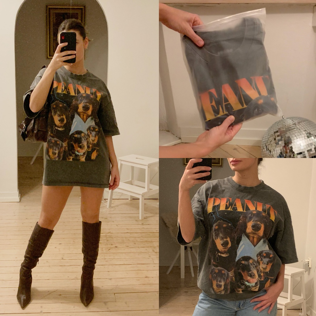 🐾✨Paw-some Style, Tail-Wagging Fun! - Custom Printing Vintage Hip Hop Vintage Pet Sweatshirt