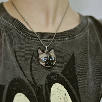 Custom Pet Sculpture Necklace – A Unique Keepsake for Pet Lovers 🐾